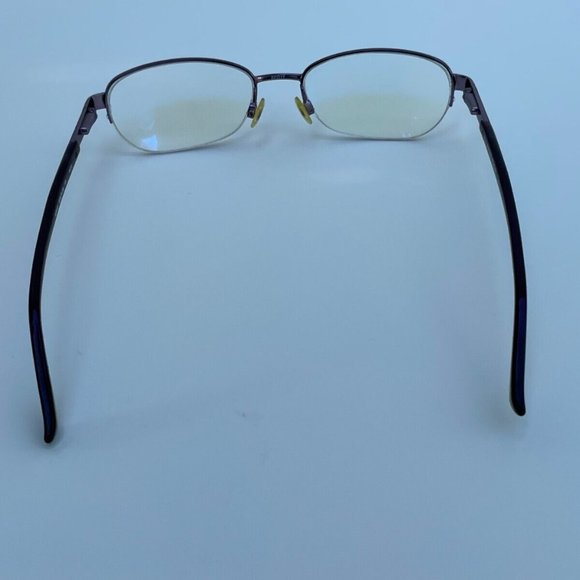 Anne Klein Women Eyeglasses Plum Tone Metal Frame AK5040 Glasses Frame 52[]17 - Picture 7 of 12